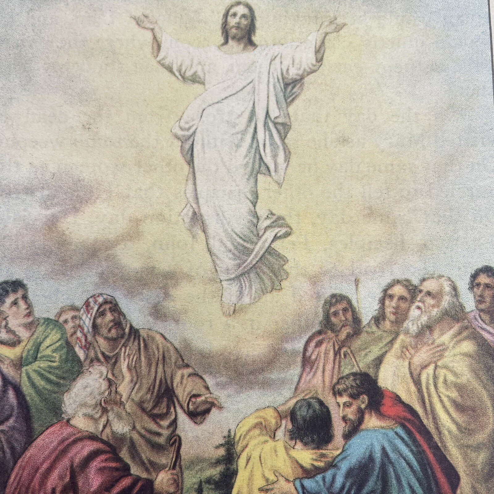 1920s JESUS RETURNS TO FATHER ARTWORK Primary Child Religious Booklet M004