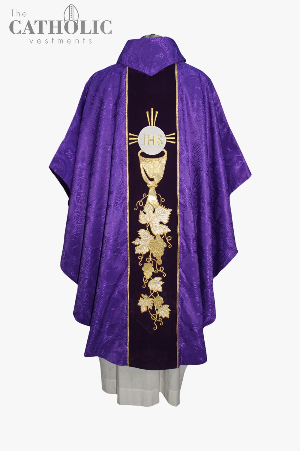 Gothic Vestments & Mass Sets – Violet_( V_COLLAR)