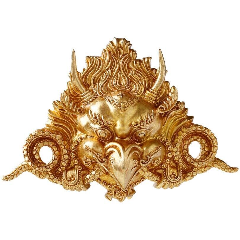 18cm 7″ copper Garuda statue suparṇa great golden-winged Peng birds suparnin