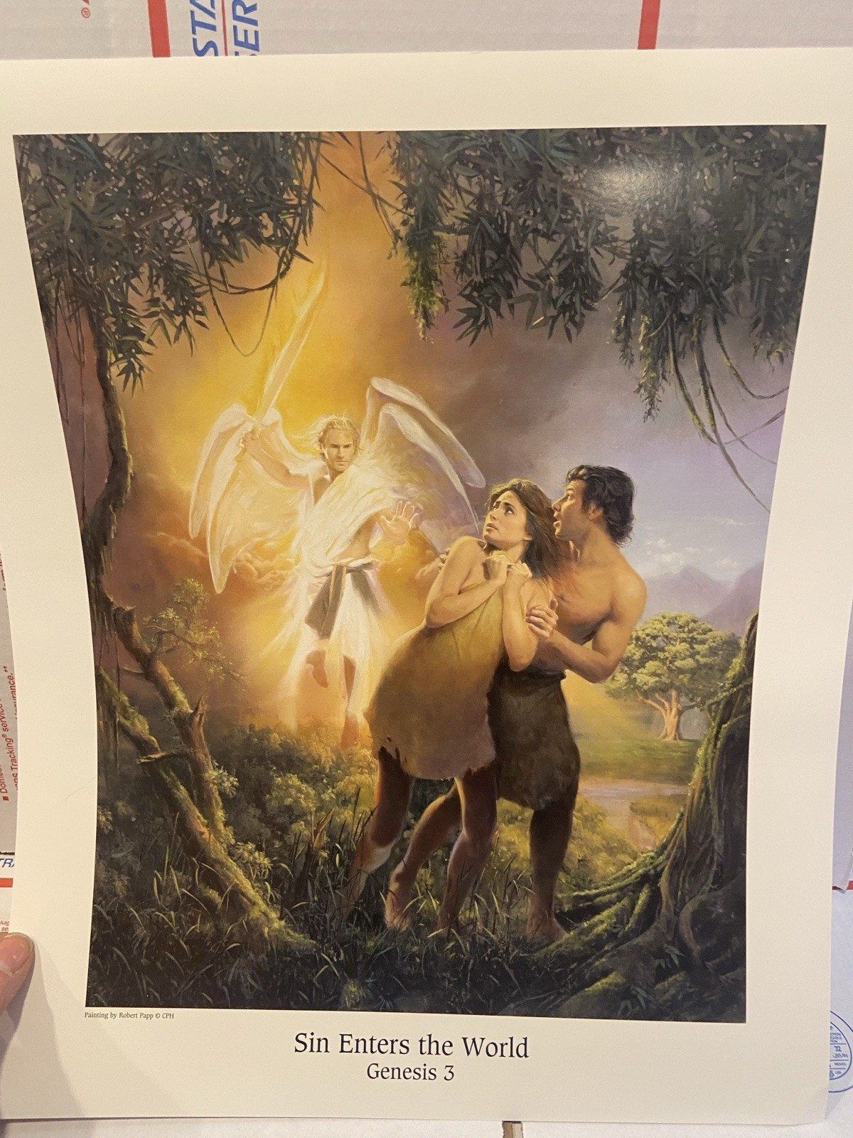 2006 GROWING IN CHRIST SUNDAY SCHOOL CONCORDIA BIBLE #1 STORY 13 POSTER SET