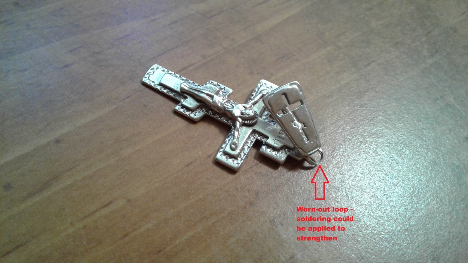LOT OF 21 VTG ORTHODOX STERLING SILVER CROSSES 48g FOR REFURBISHING /ARTS/CRAFTS