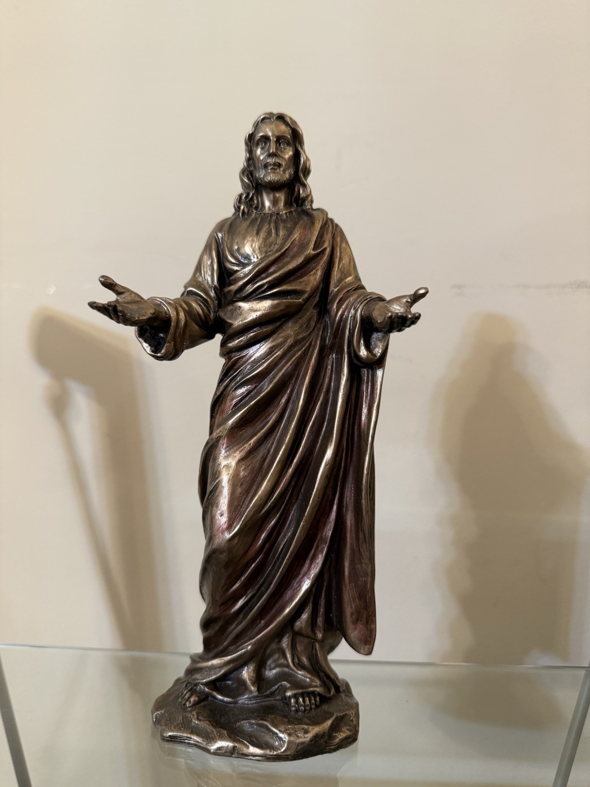 Veronese Design 8 1/4 Open Arms by Jesús Cold Cast Tan Used Good Condition