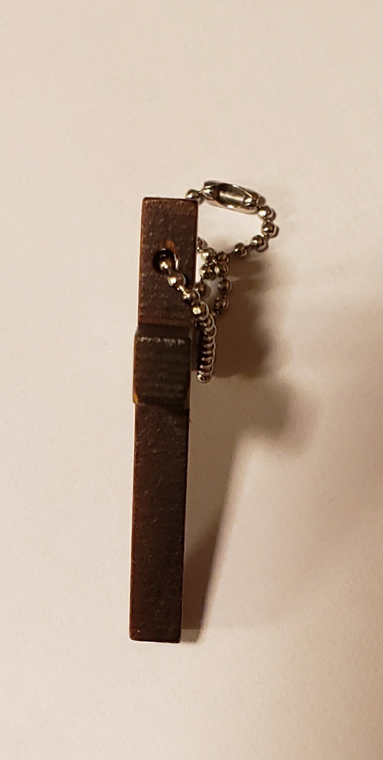 Wood Cross Charm / Pendant, Key Chain, Candles, Ornaments, Gifts, Customizable