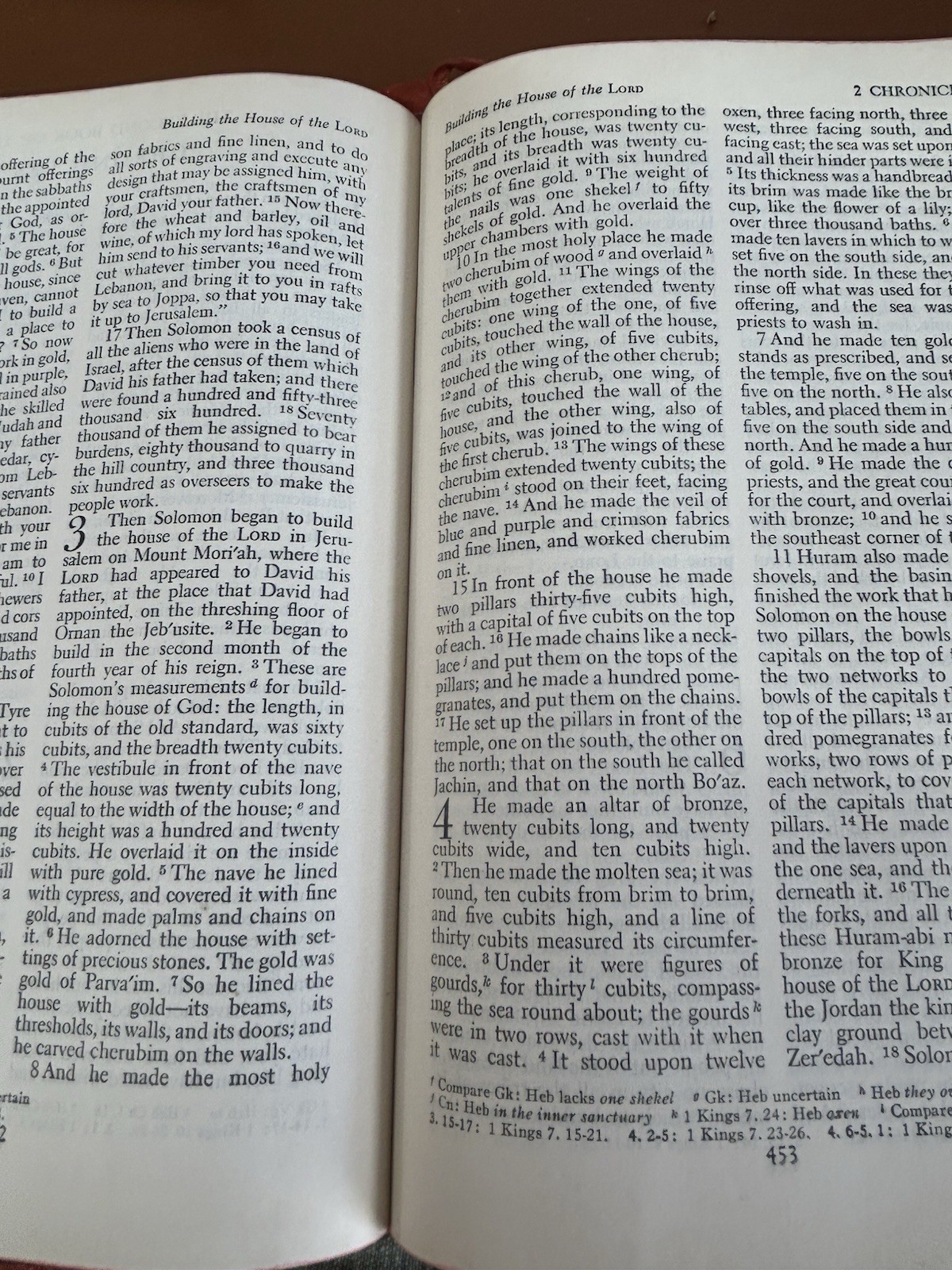 Vintage Holy Bible 1952 Thomas Nelson & Sons Worn Has Character Denim Cover