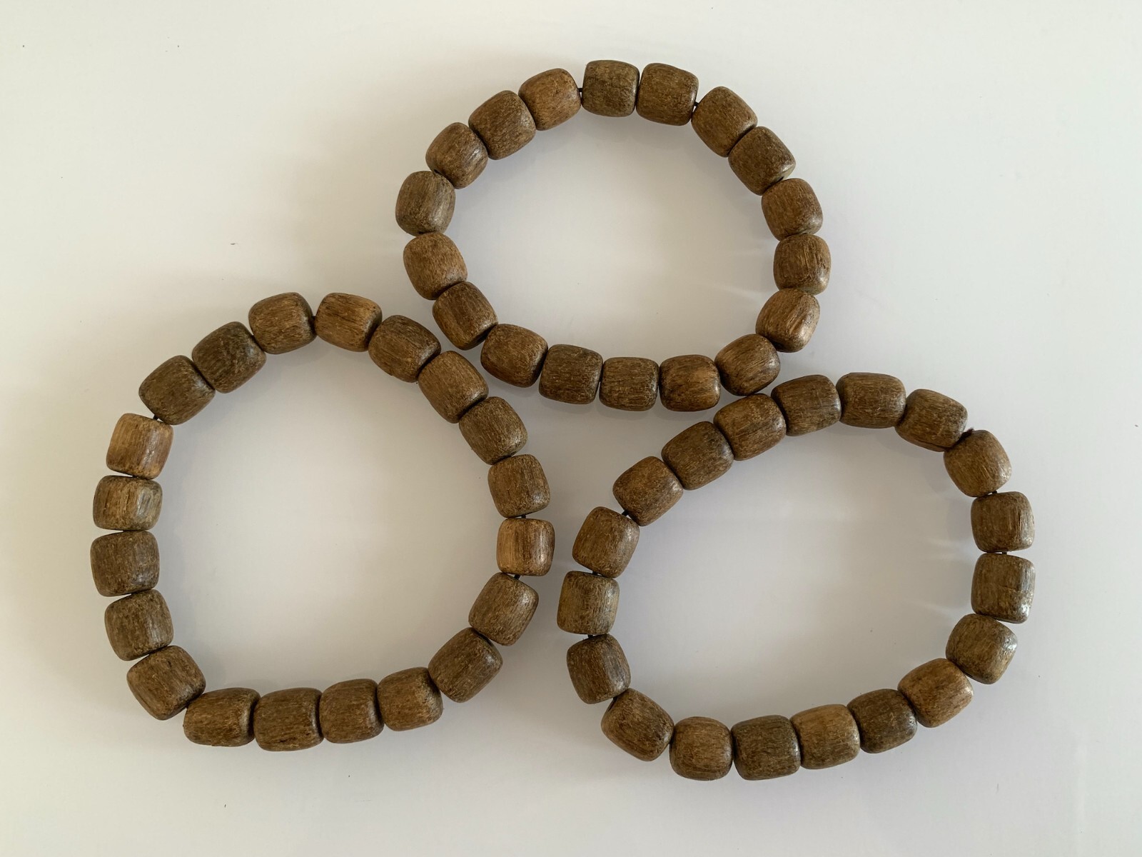 10x11mm New Vietnam Oud Agarwood Wood Beaded Beads Bracelet Bangle Gift Men