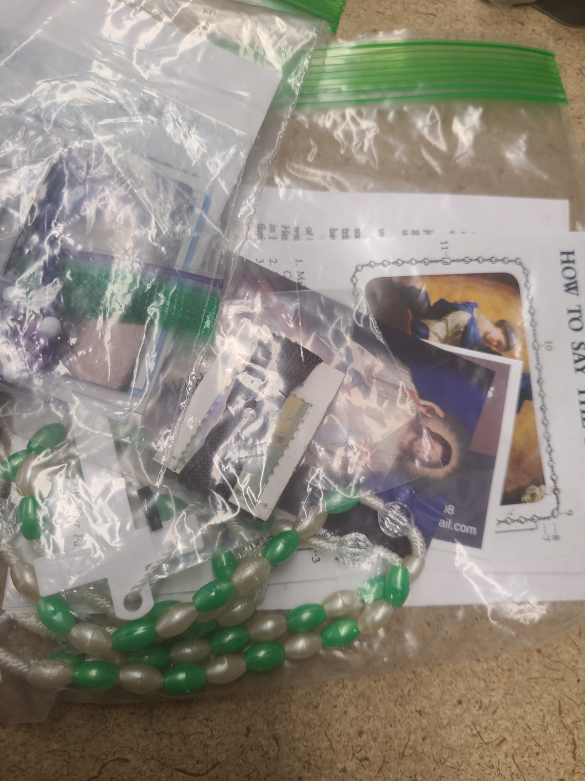 Lot of 198 Plastic Rosaries Assorted Colors