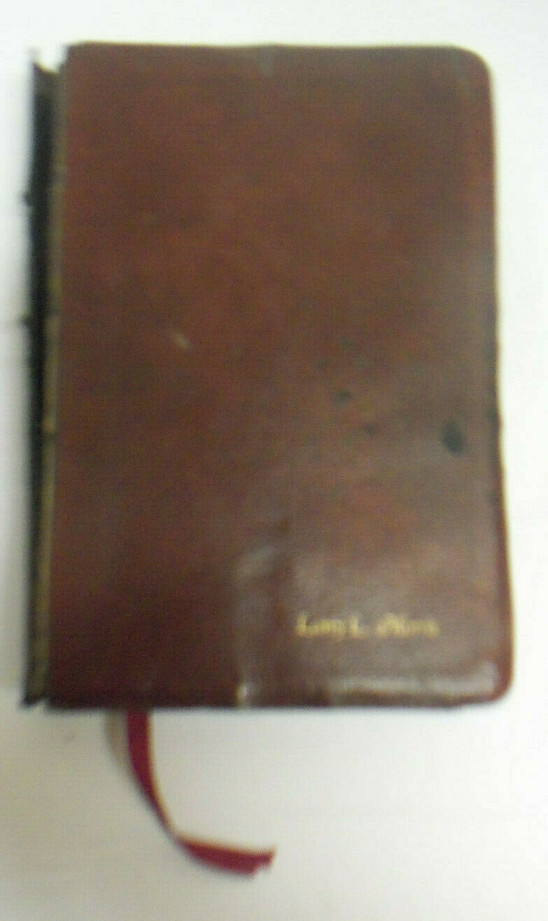 Holly Bible Red Letter Edition Concordance Leather Binding With Name University