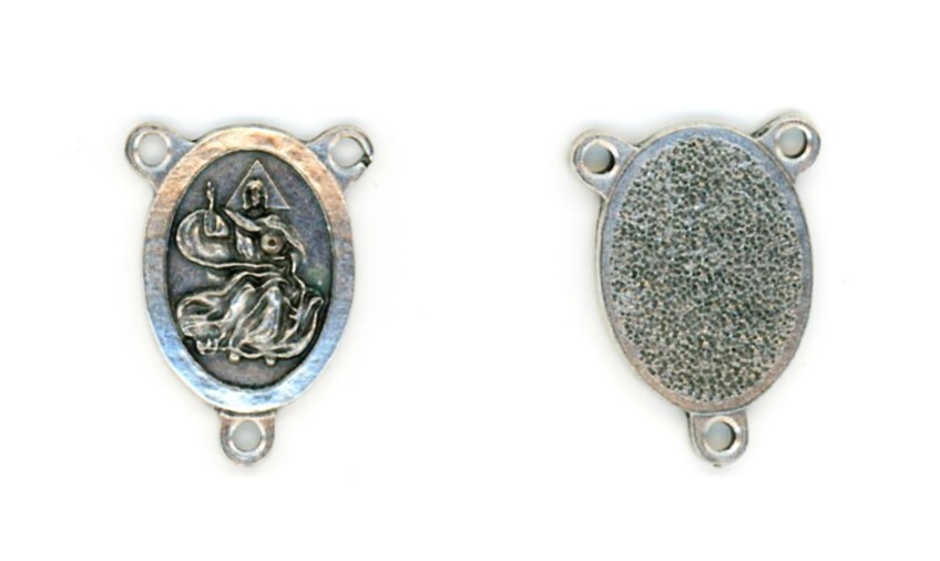 God the Father – 1 inch – Ox Silver Tone Rosary Centerpiece