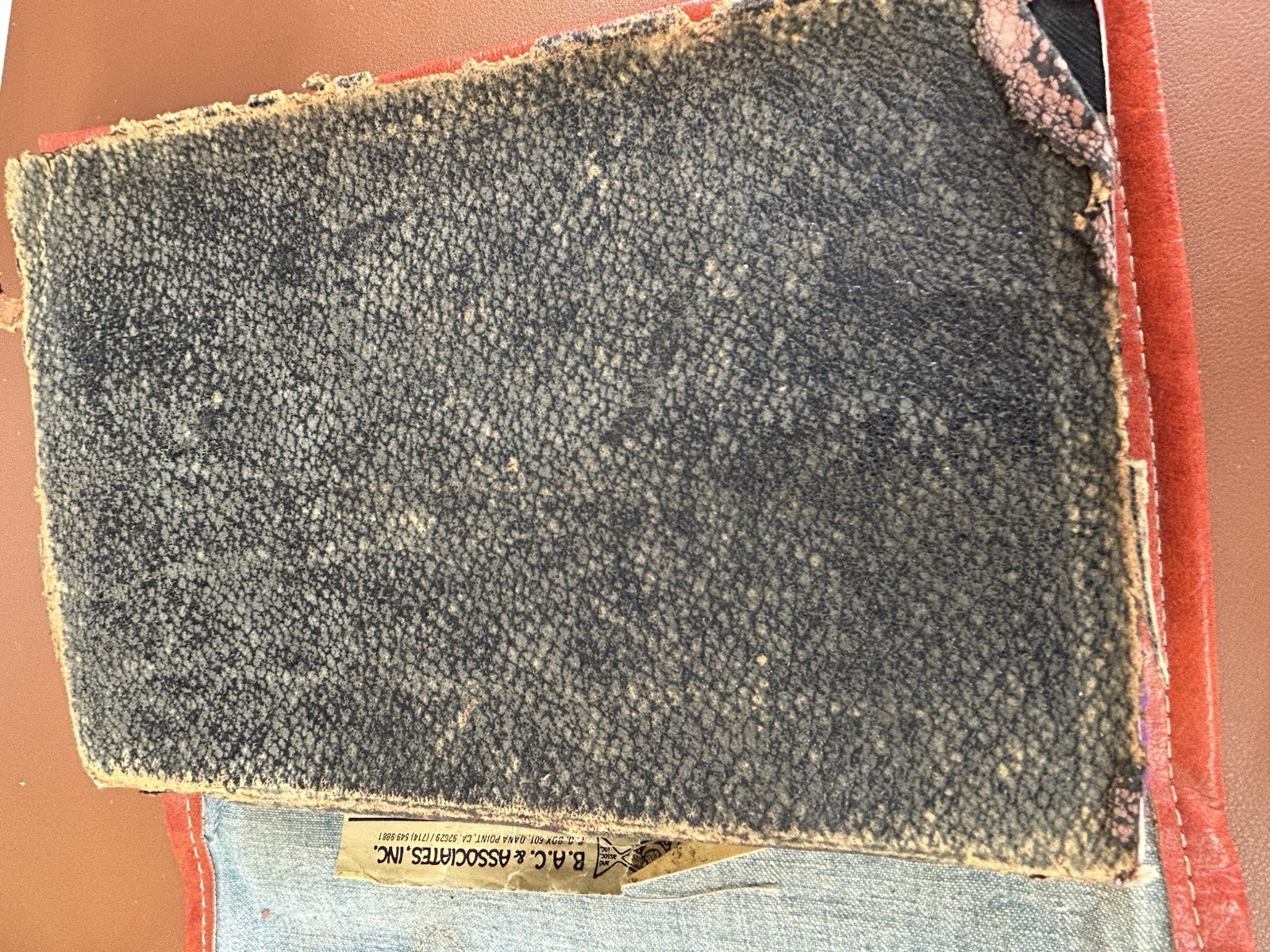 Vintage Holy Bible 1952 Thomas Nelson & Sons Worn Has Character Denim Cover