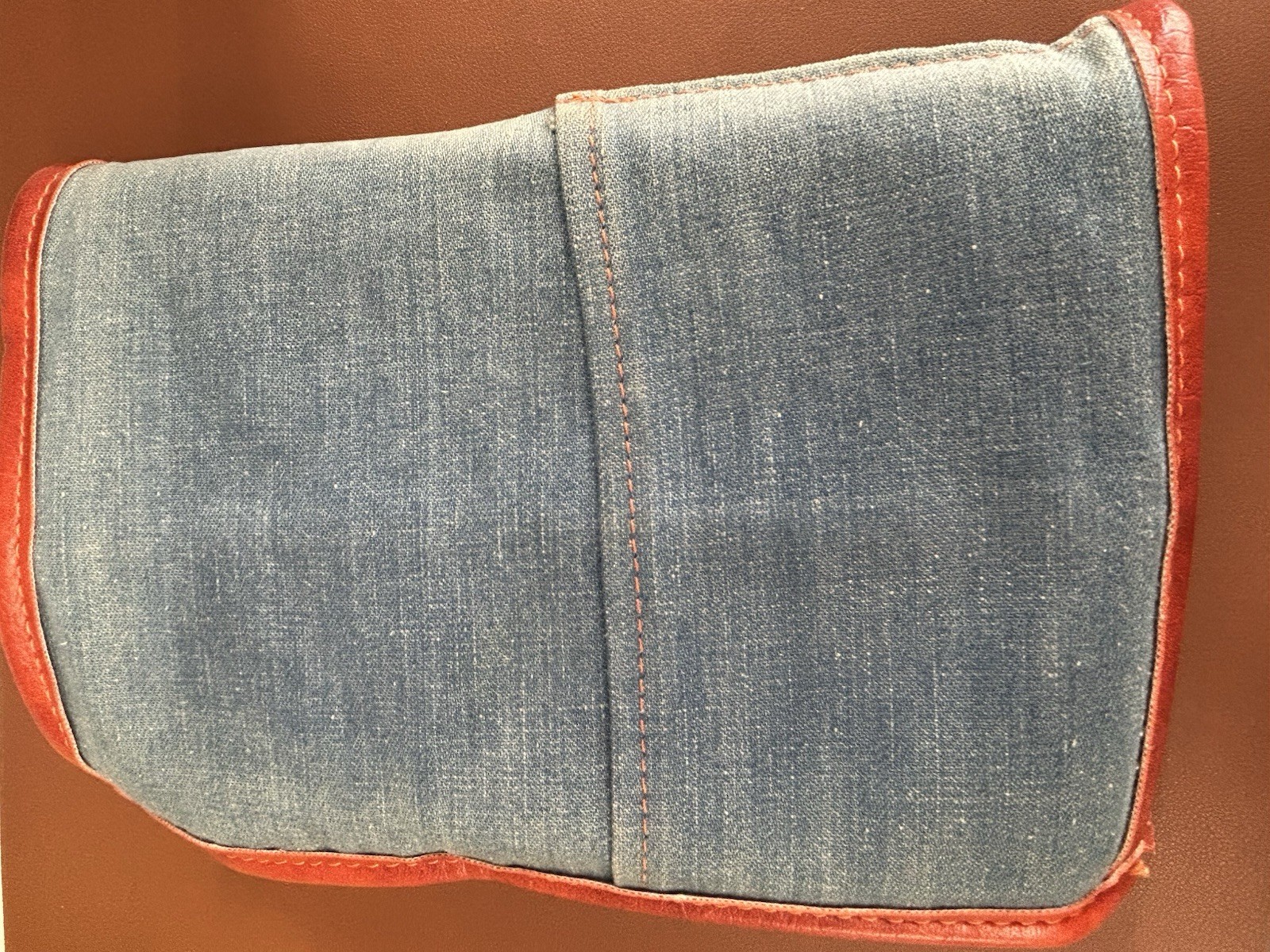Vintage Holy Bible 1952 Thomas Nelson & Sons Worn Has Character Denim Cover