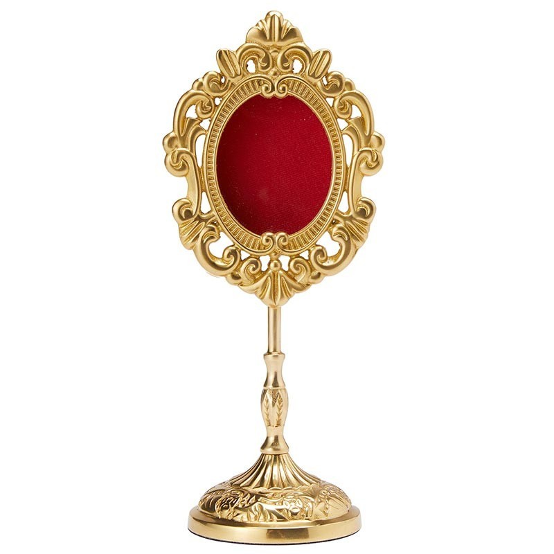 Large Chartres Reliquary-12″ Height Polished Brass, Eucharist Church Collection