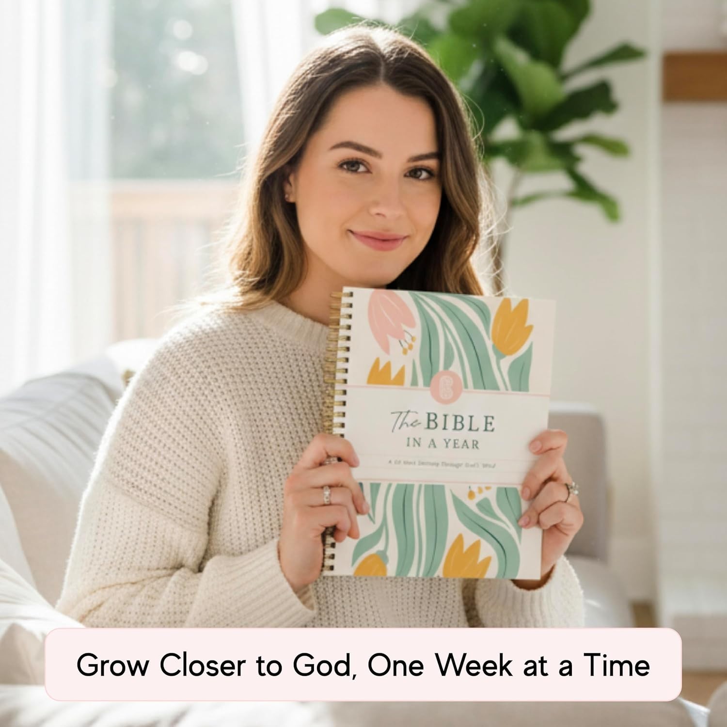 Official Spiral Bible® The Bible in a Year | 52 Week Guided Bible Study Hardcovr