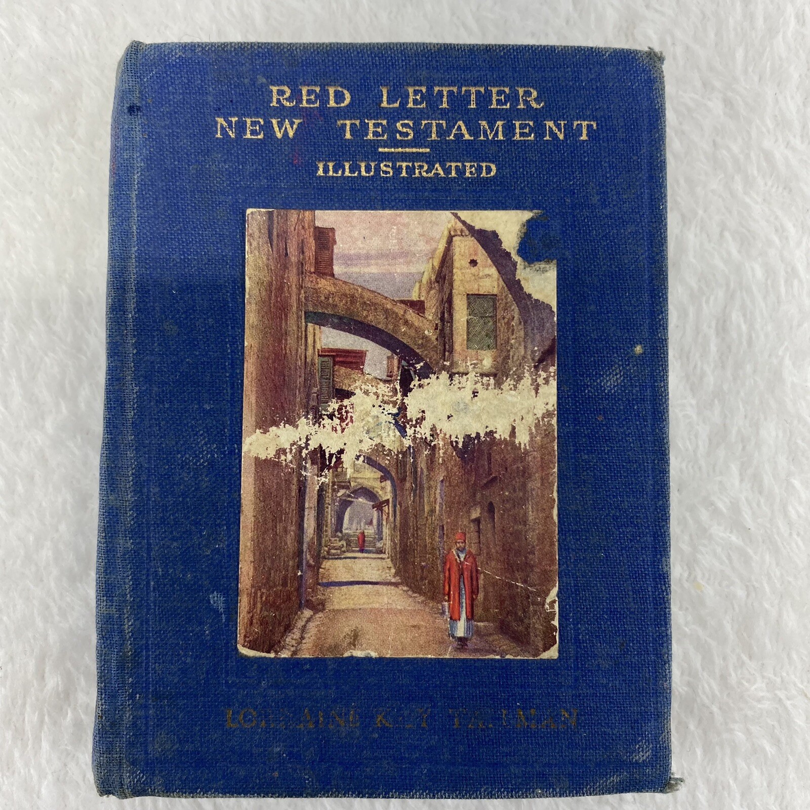 1950 Red Letter New Testament Illus.Children’s Bible Printed in Great Britain