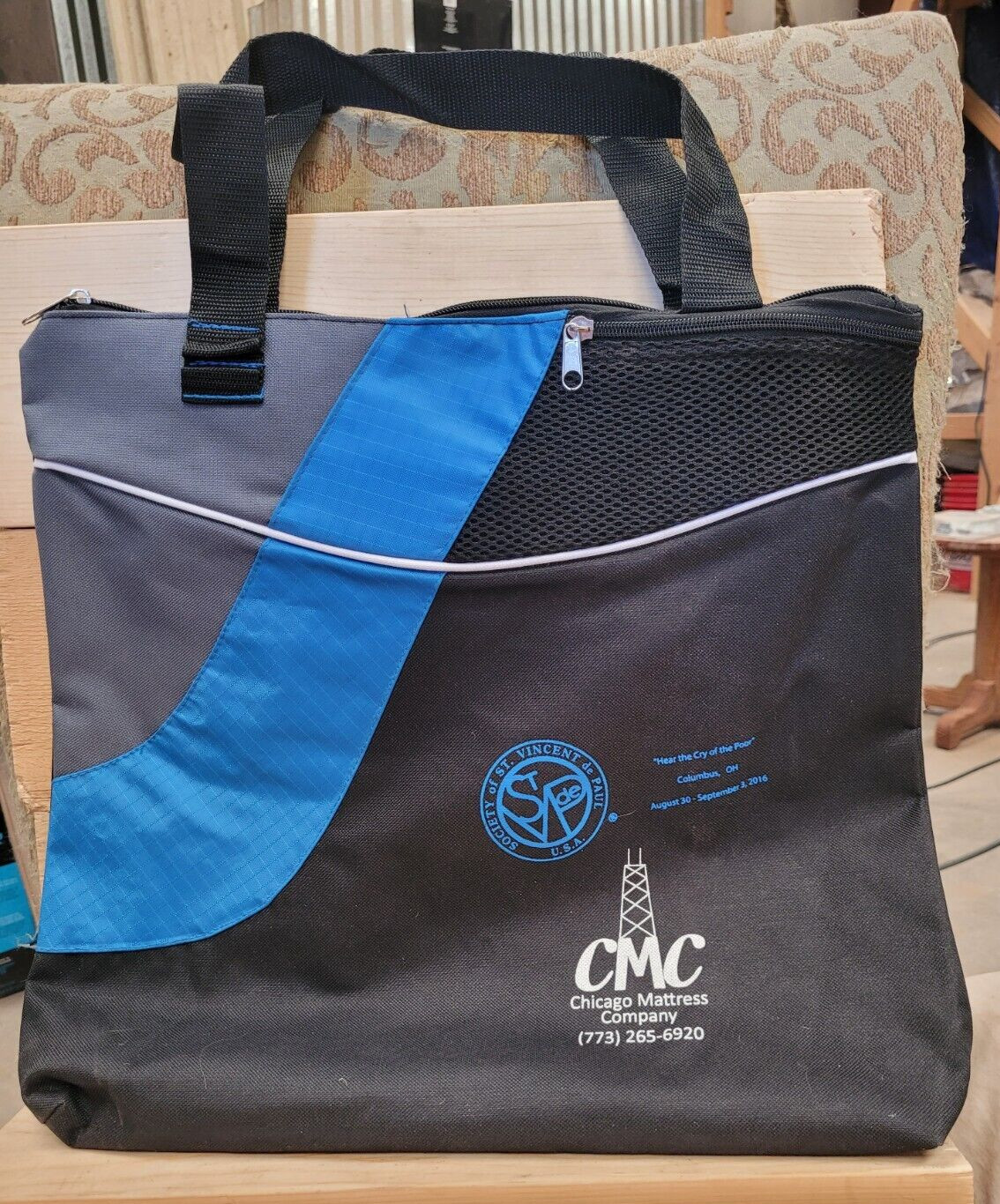 2016 St. Vincent de Paul Reusable Shopper Tote Eco Lg Bag Christian Collectible
