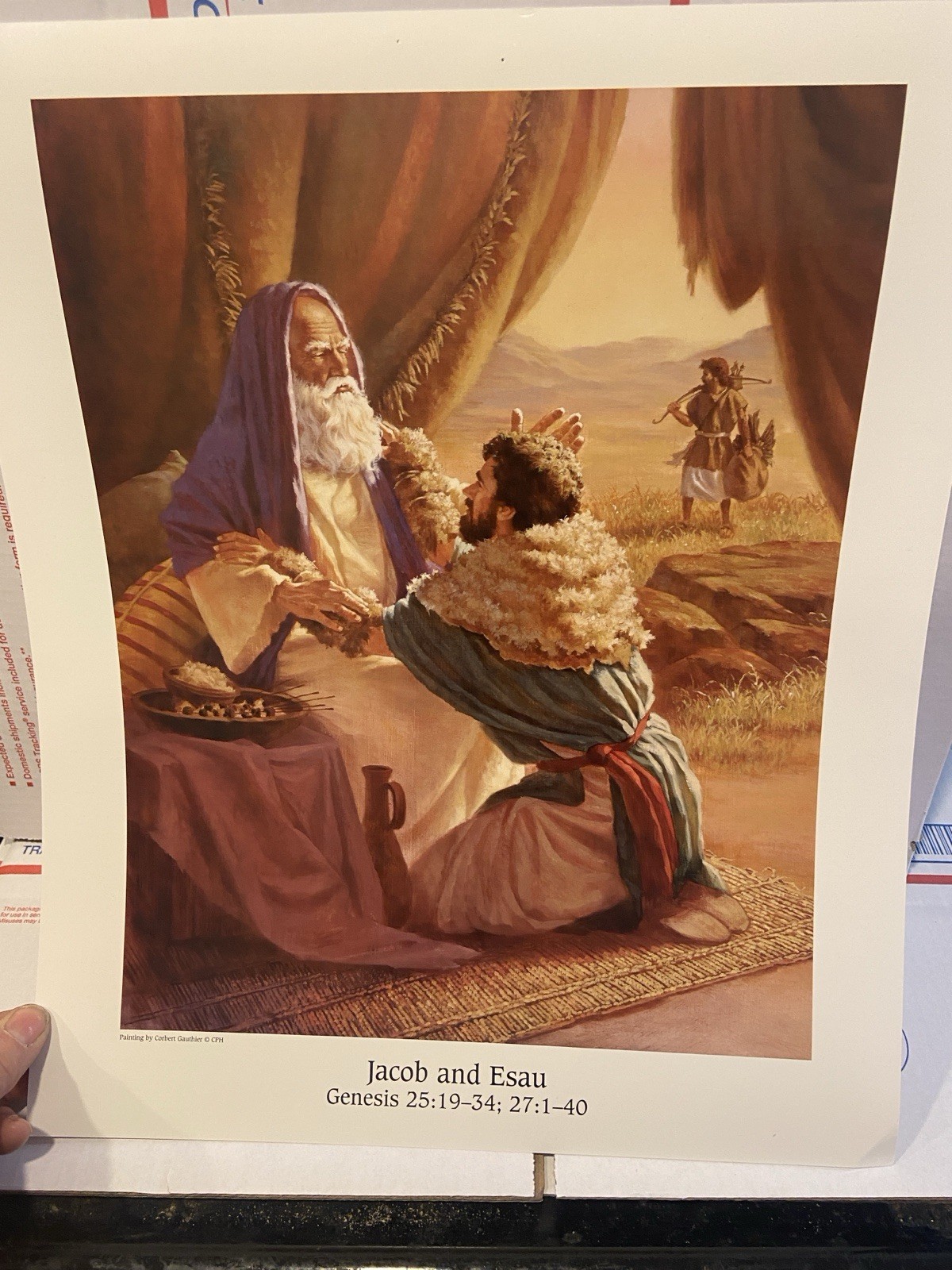 2006 GROWING IN CHRIST SUNDAY SCHOOL CONCORDIA BIBLE #1 STORY 13 POSTER SET
