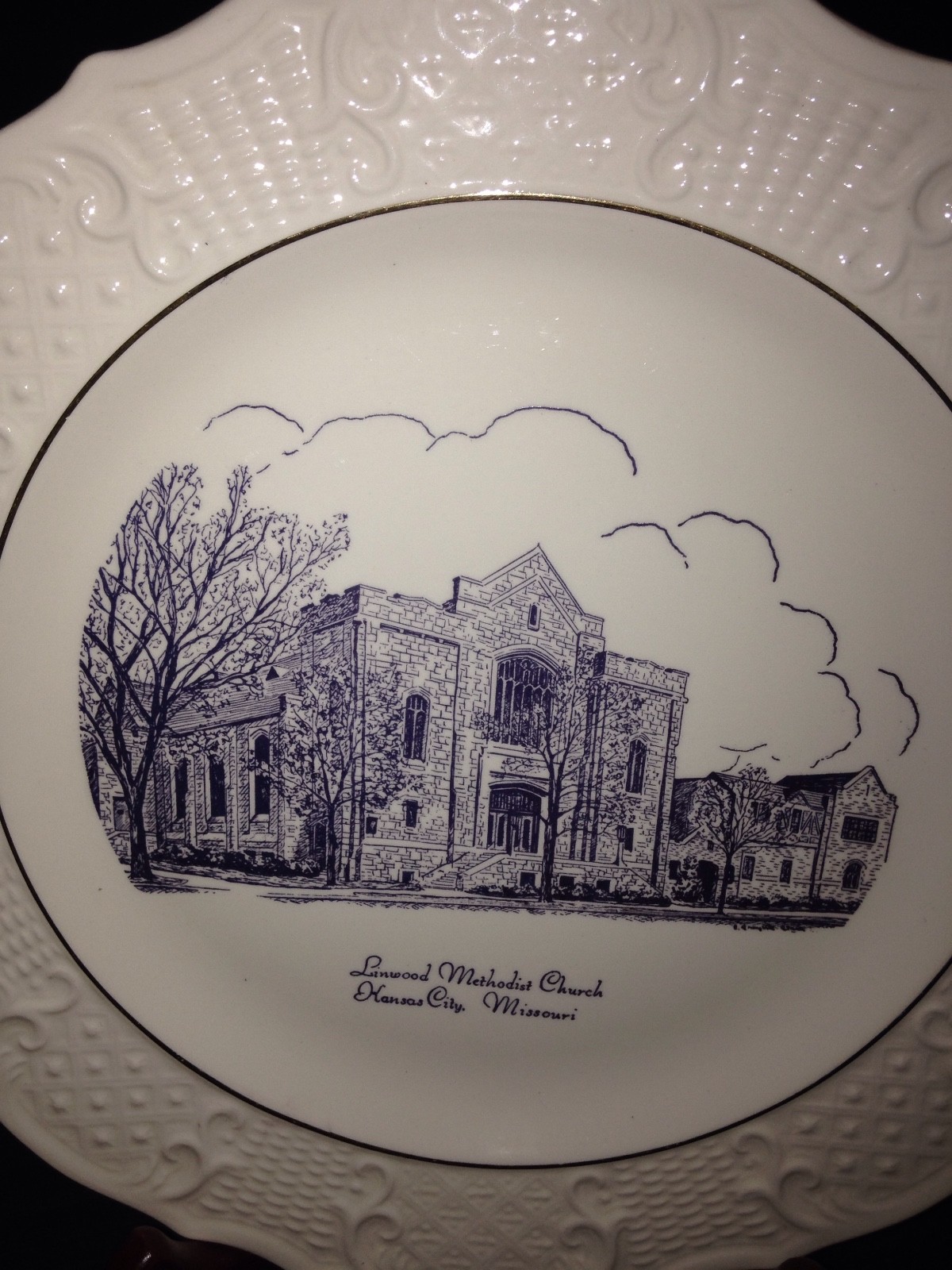 Linwood Methodist Church Kansas City Missouri Ten Inch Plate. Super Condition
