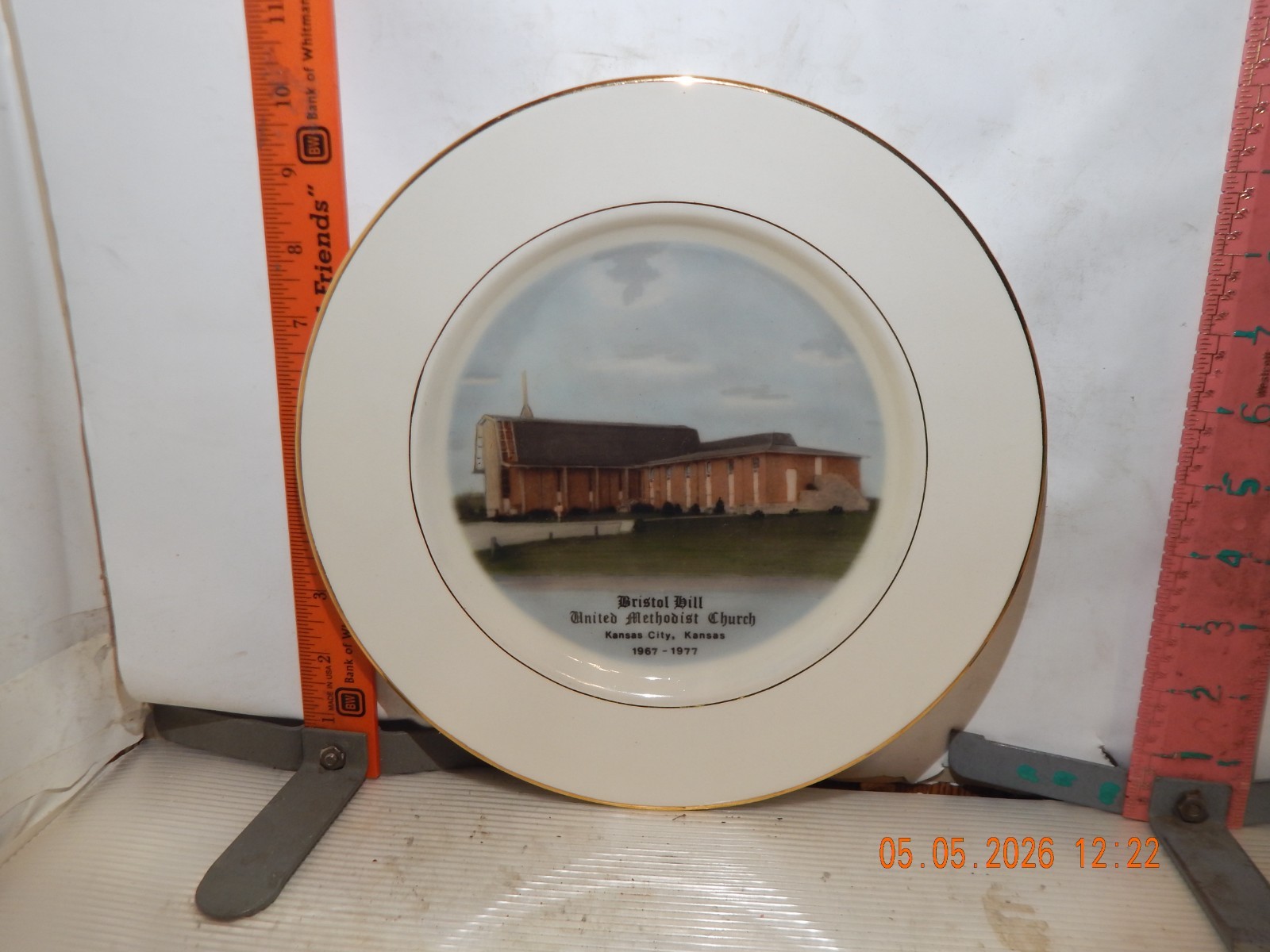 Bristol Hill United Methodist Church plate-Kansas City, Kansas-Preston-Appomatox
