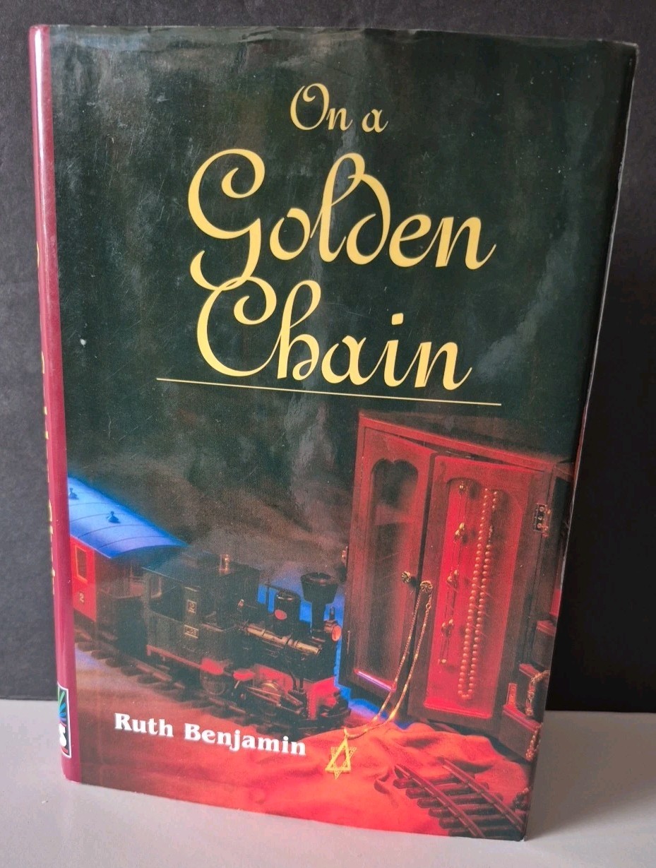 ON A GOLDEN CHAIN Ruth Benjamin Hard Cover Novel DustJacket HardBound Book 2002
