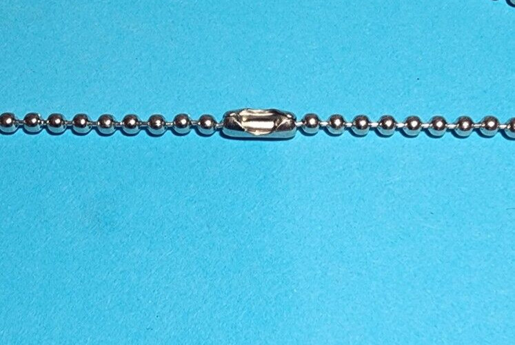 Stainless Steel Ball Chain for Devotional Medals & Crucifixes – 24″ x 3.2mm (#6)