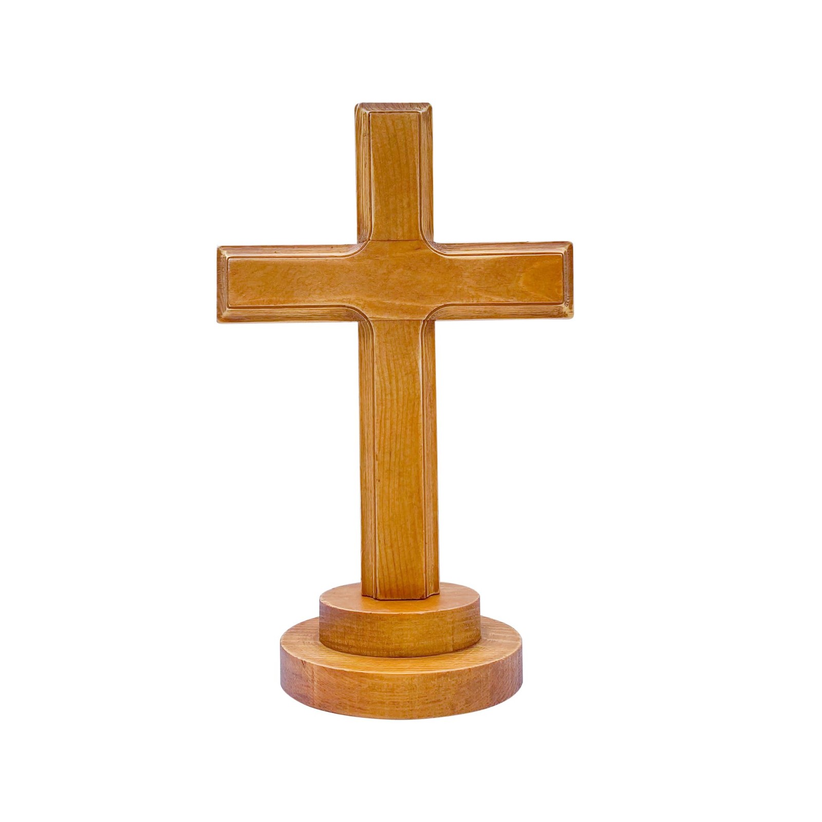 Wooden Tabletop Standing Cross Church Prayer Home Decor 4x7x11 Inch Religious