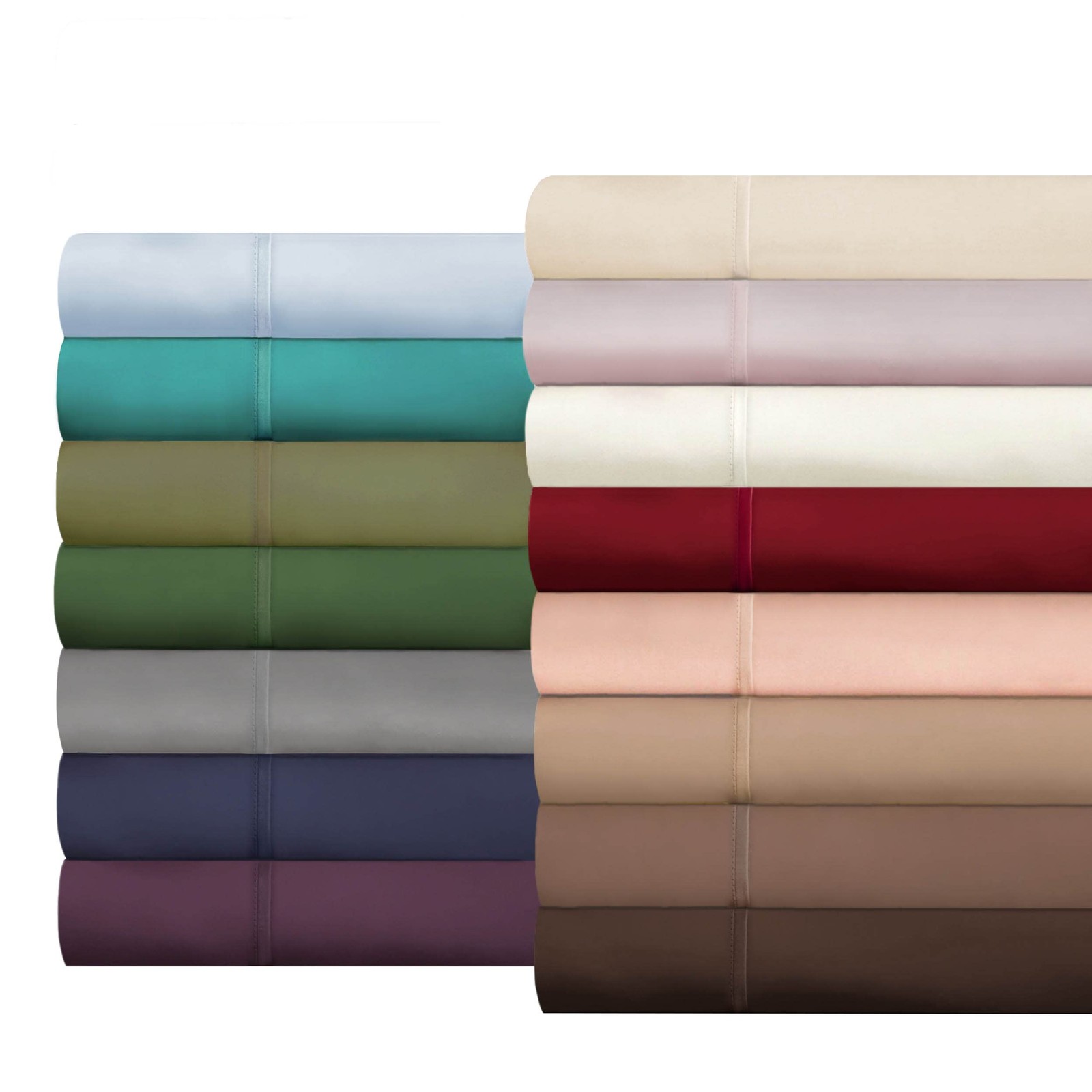 Superior 100% Egyptian Cotton 400 Thread Count Solid 2-Piece Standard, Gray