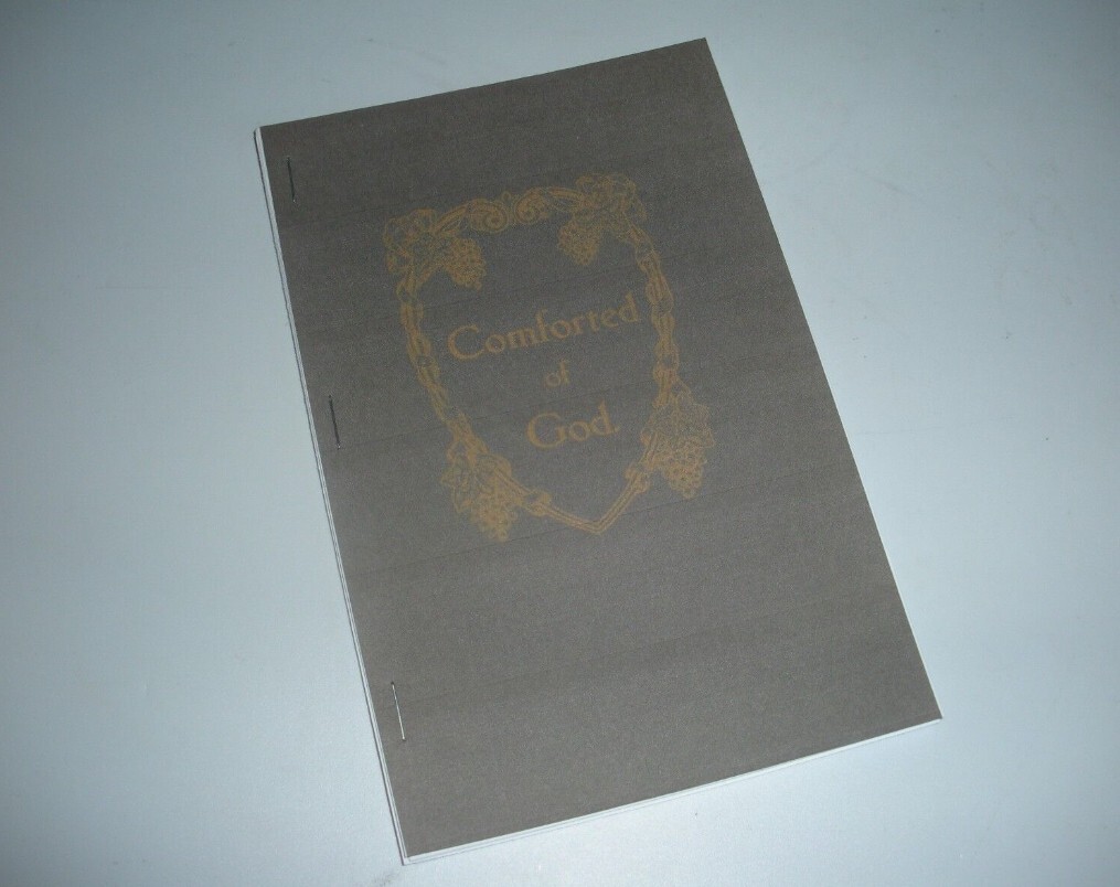 “Comforted of God” 1889 Lardent Watchtower Bible Student Pastor Russell