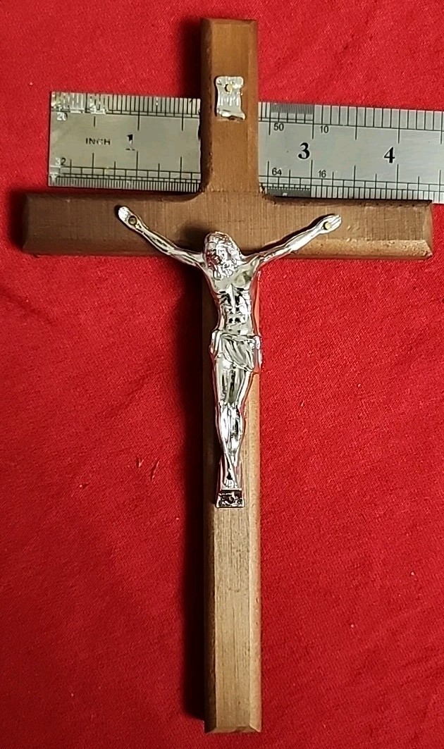 5 CHRISTIAN CATHOLIC Class Room Wooden Wall Cross Crucifix 8 X 4 Inches”