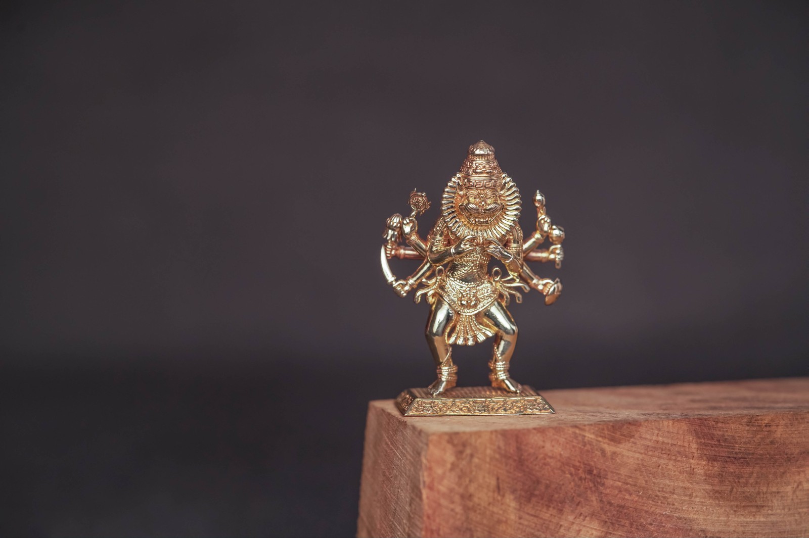 Nrisimhadev Idol 5 Metals • 1.5 Inch Narasimha Murti