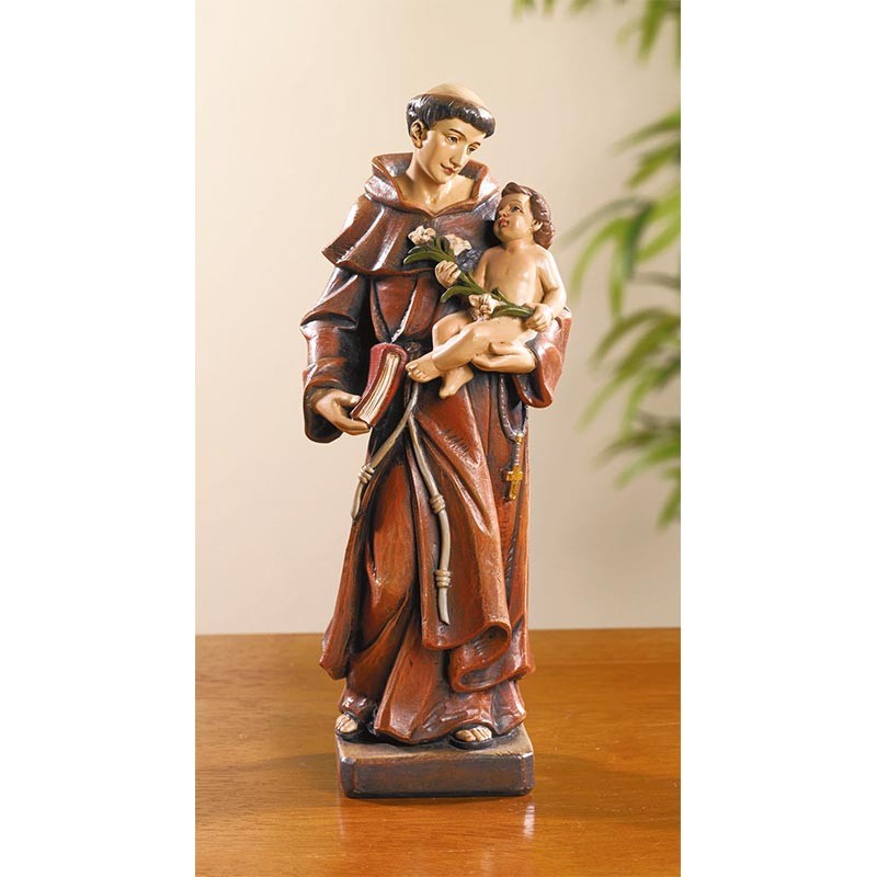 St. Anthony of Padua 8″ Statue Figure by Avalon Gallery NEW Boxed