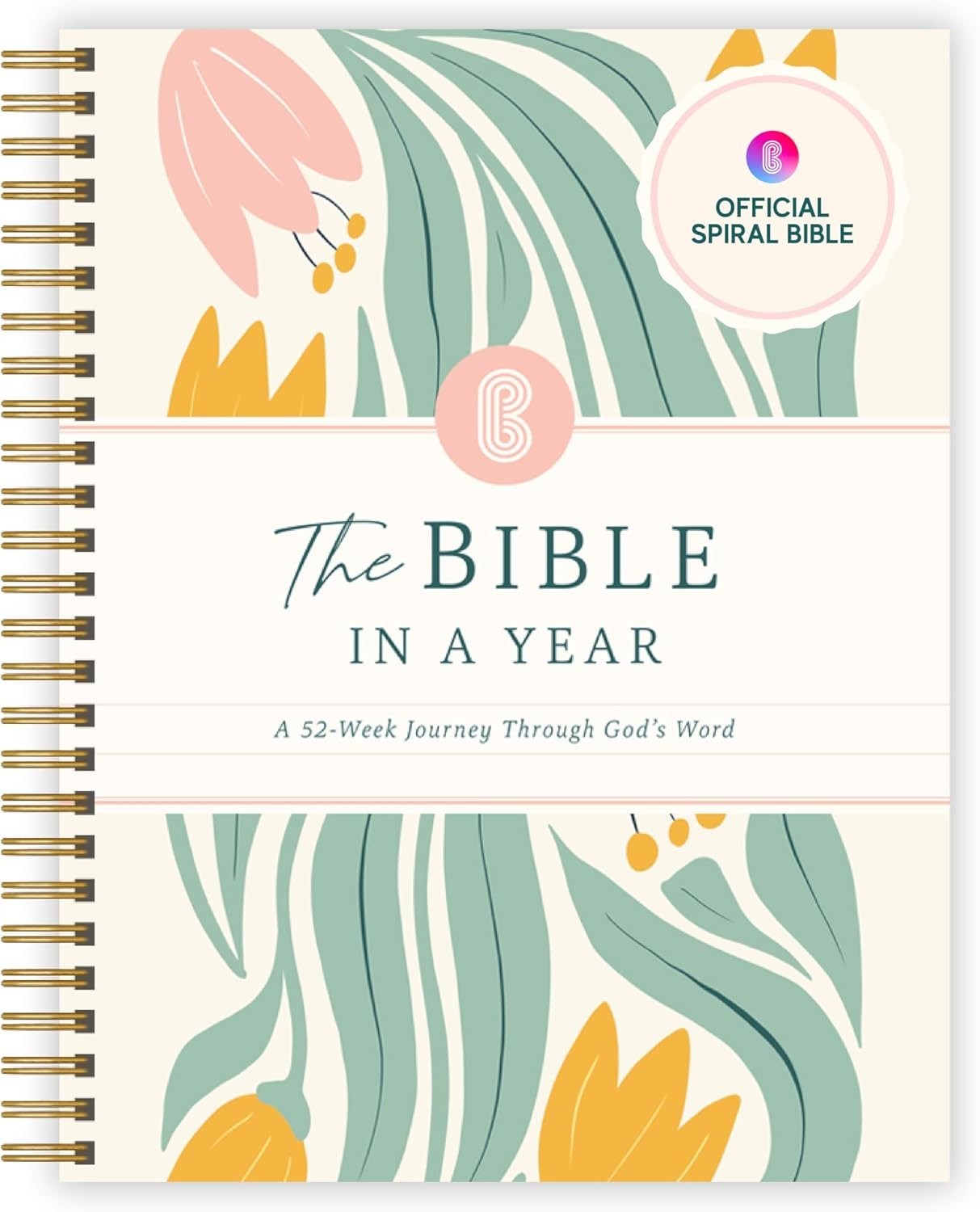 Official Spiral Bible® The Bible in a Year | 52 Week Guided Bible Study Hardcovr