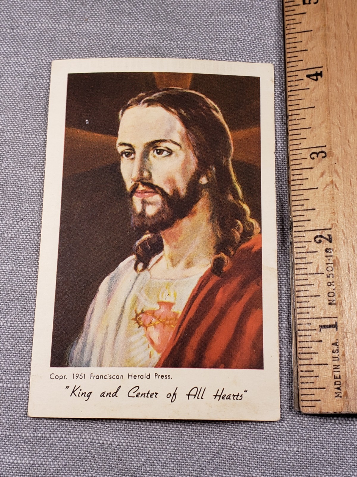 Vintage Holy Prayer Card Gethsemane House Kansas City Religious Christian B93