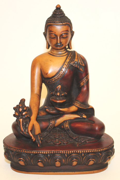 Color Resin, Medicie Buddha Statue, Home Decor,Hand Craved from Nepal,CL-198,New