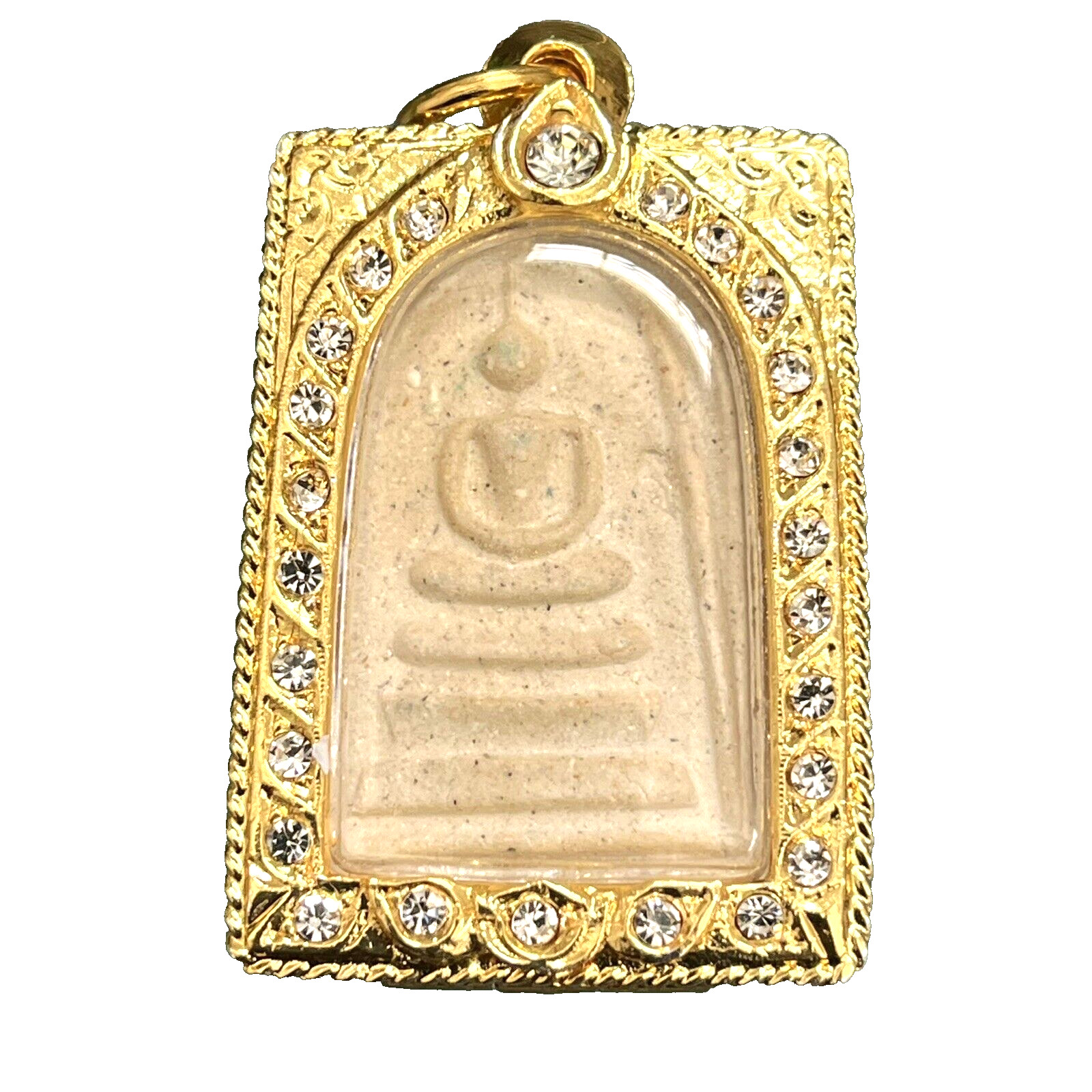 phra somdej wat rakang buddhist buddha talisman amulet pendant year 2552 or 2009
