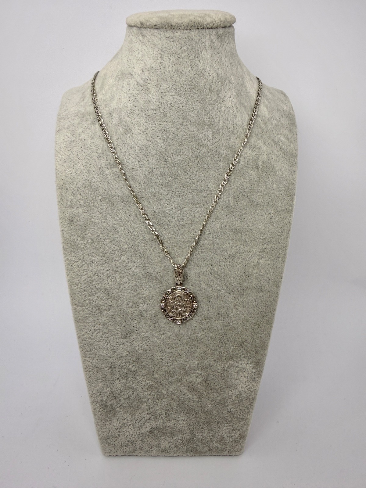 Womens chain made of 925 sterling silver! WOMENS AMULET ORTHODOX