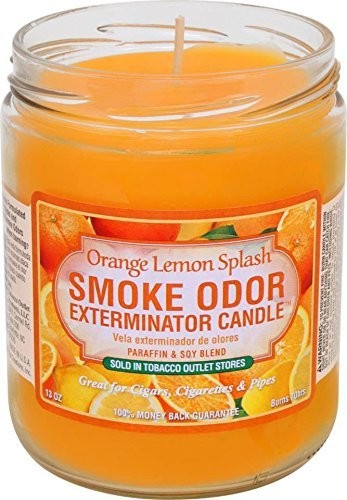 Smoke Odor Exterminator Candle Orange Lemon 1 Pack, Splash