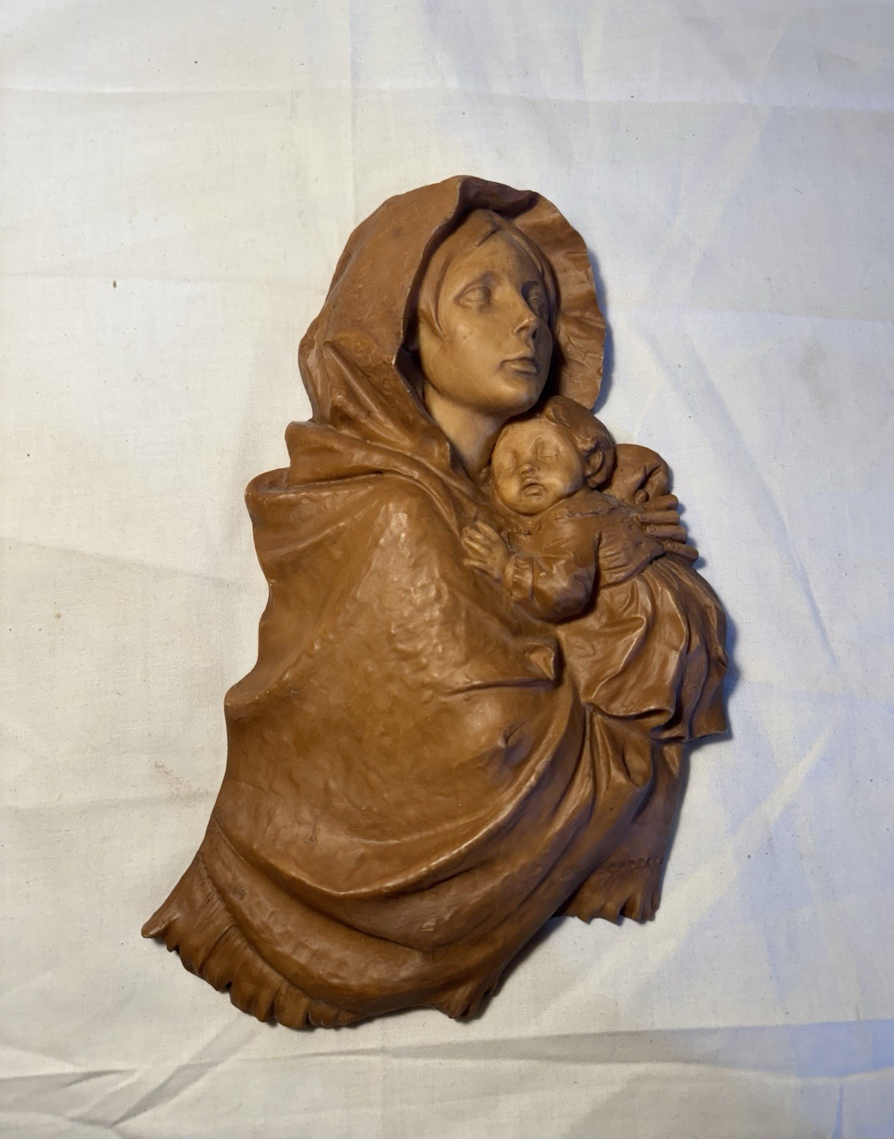 Virgin Mary And Baby Jesus 3 D