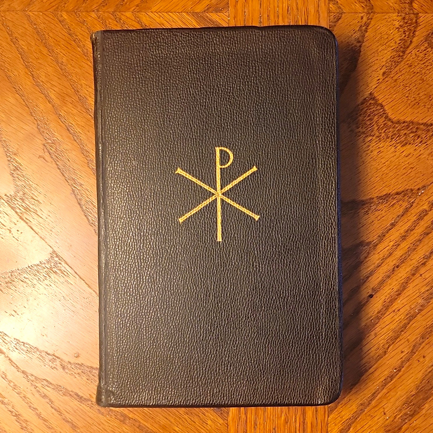 1964 Benziger Brothers Roman Breviary Trans. Complete in one Vol. Black Leather