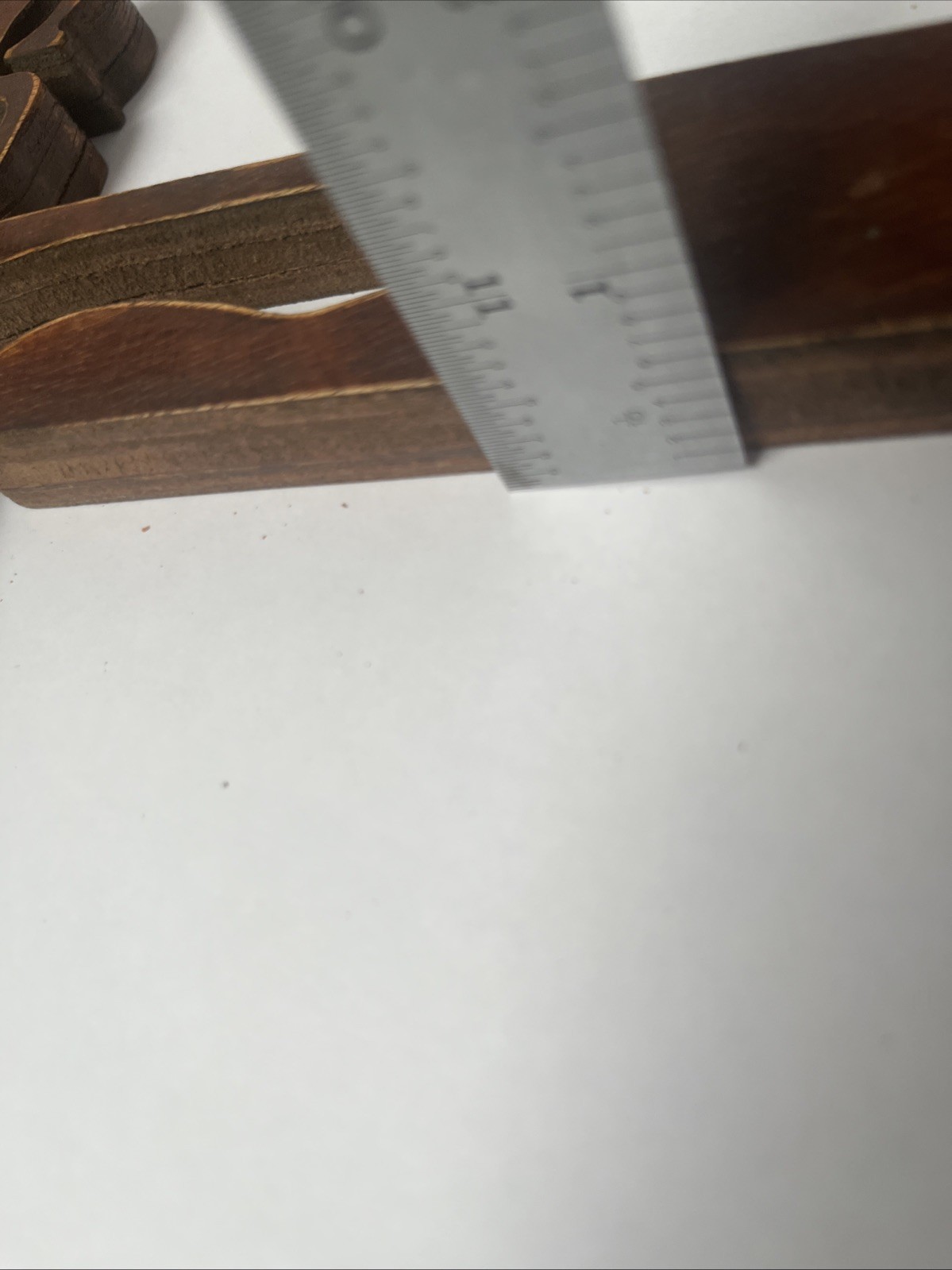 VINTAGE JESUS STAINED WOODEN CROSS WITH THE NAME JESUS CUT IN, HANDMADE 9.5”