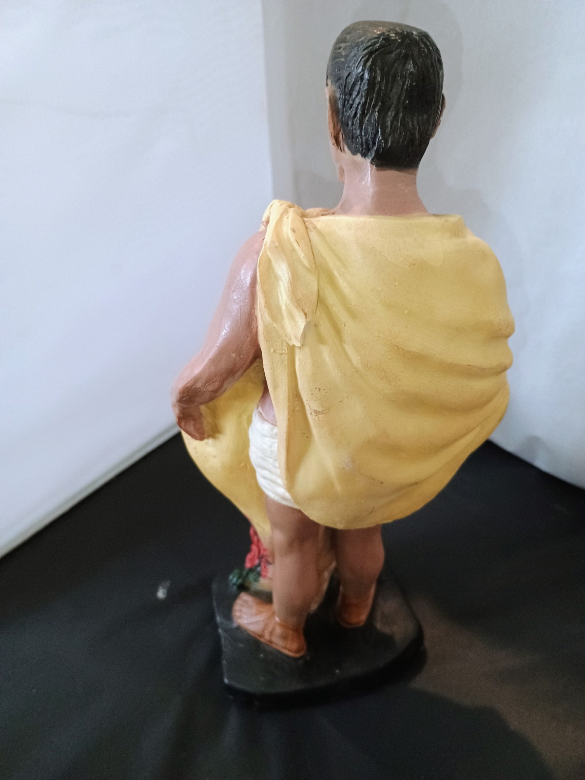 St. Juan Diego W/ Our Lady Of Guadalupe Polyresin Statue 11″ 3 lbs. Vintage