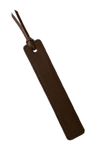 [aso] Himeji Leather Genuine Leather Bookmark, Made in Japan, ZE-V159 Brown