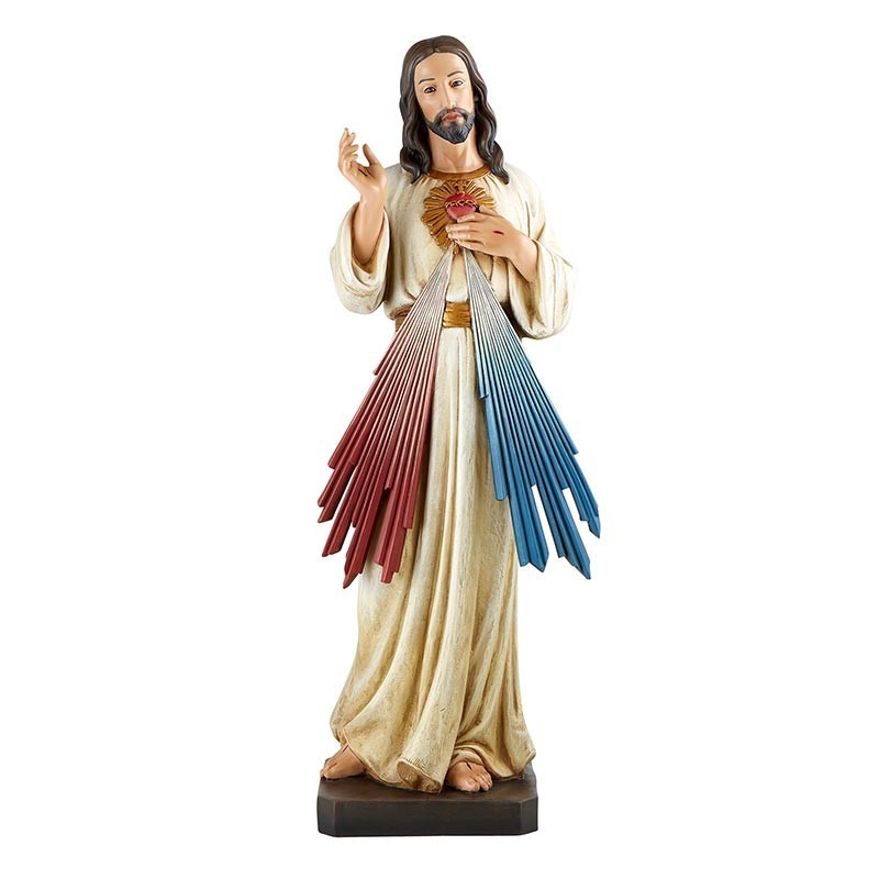 Divine Mercy Statue 24″ H Home Or Church Religious Indoor Decor New