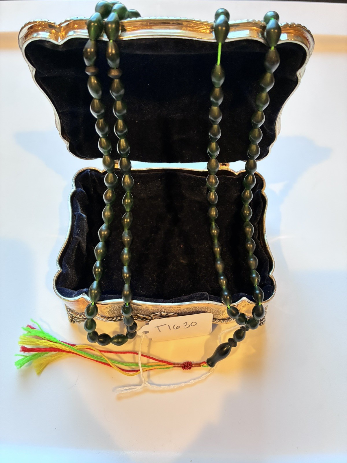 New authentic Tasbih Shah Maghsood Prayer Rosary, 24″, 51g تسبیح شاه مقصود