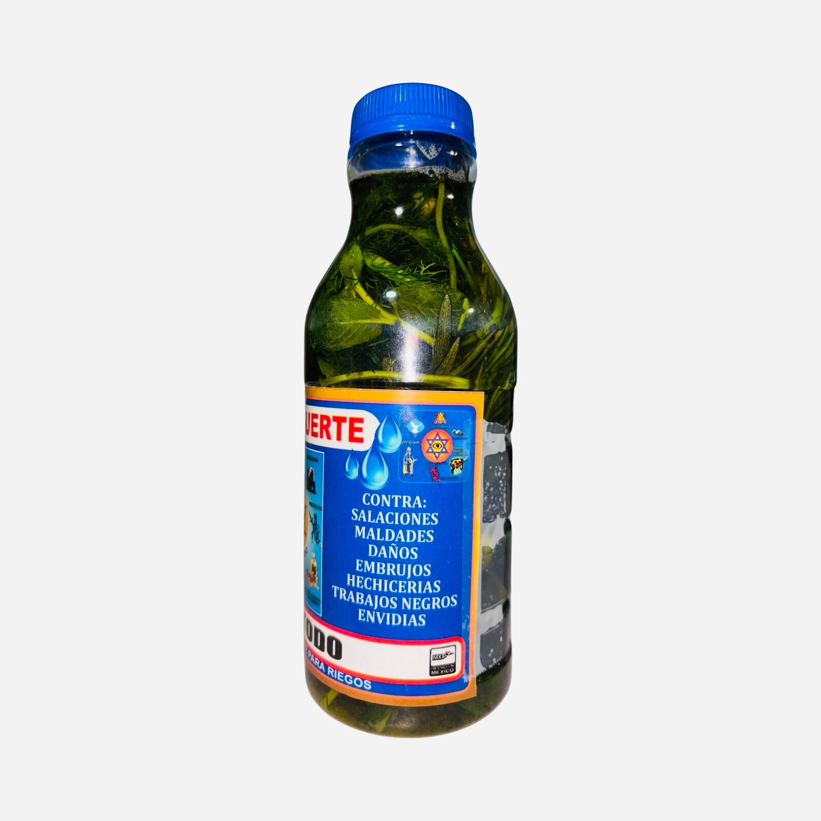 RIEGO FUERTE San Miguel Arcangel Para Limpias Corta Daños Rompe Brujeria 16 oz