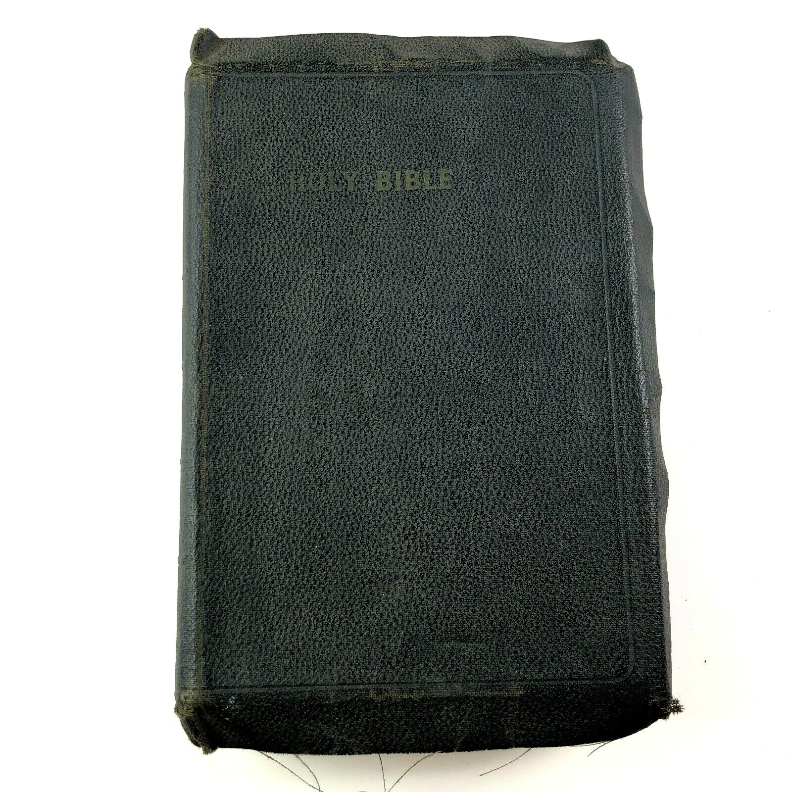 Vintage Holy Bible – KJV – World Publishing- Black Imitation Leather Compact 8×5