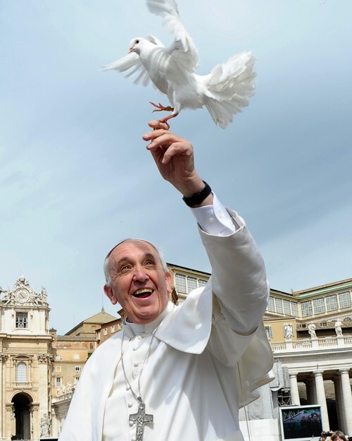 Roman Catholic POPE FRANCIS Glossy 8×10 Photo Print St. Peter Square Poster