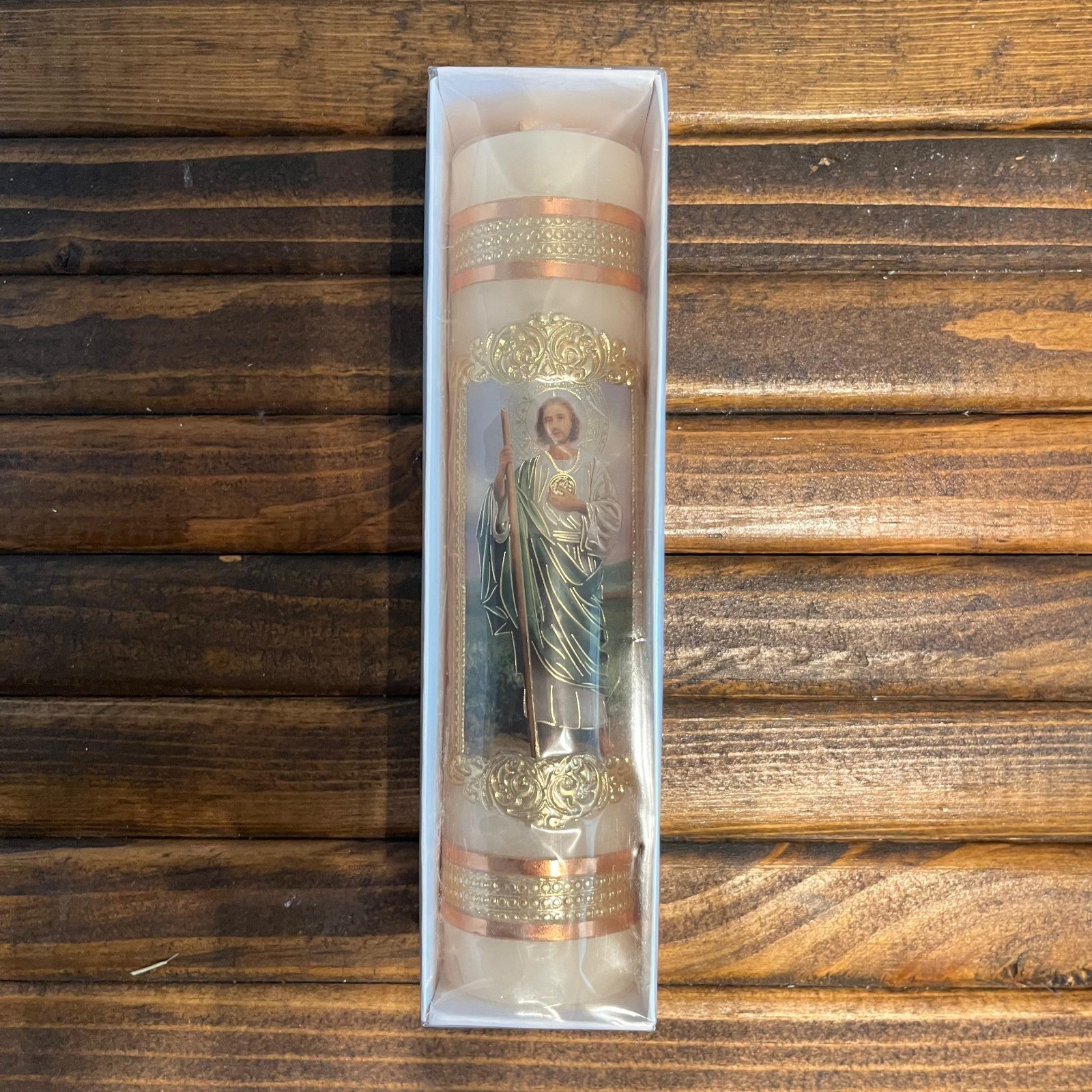 Saint Jude Candle 8 inch – Cirio de San Judas 20 cm