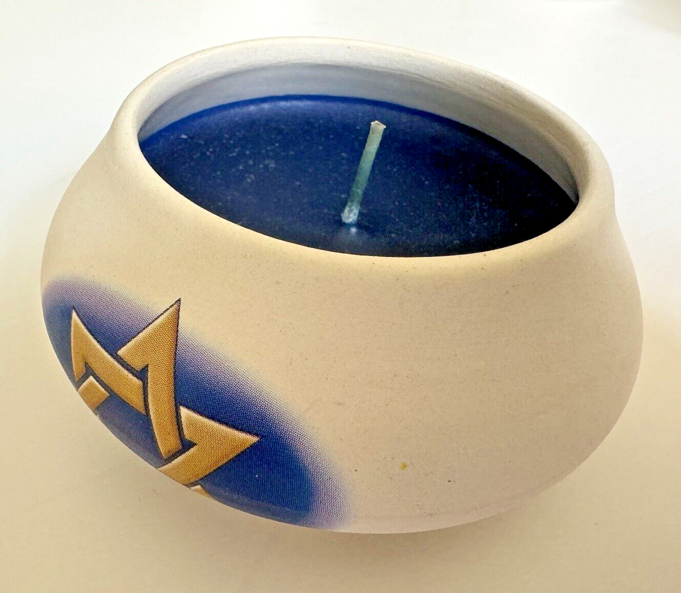 Jewish Magen David Candle by Our Secret… Designers Candles – Deep Blue