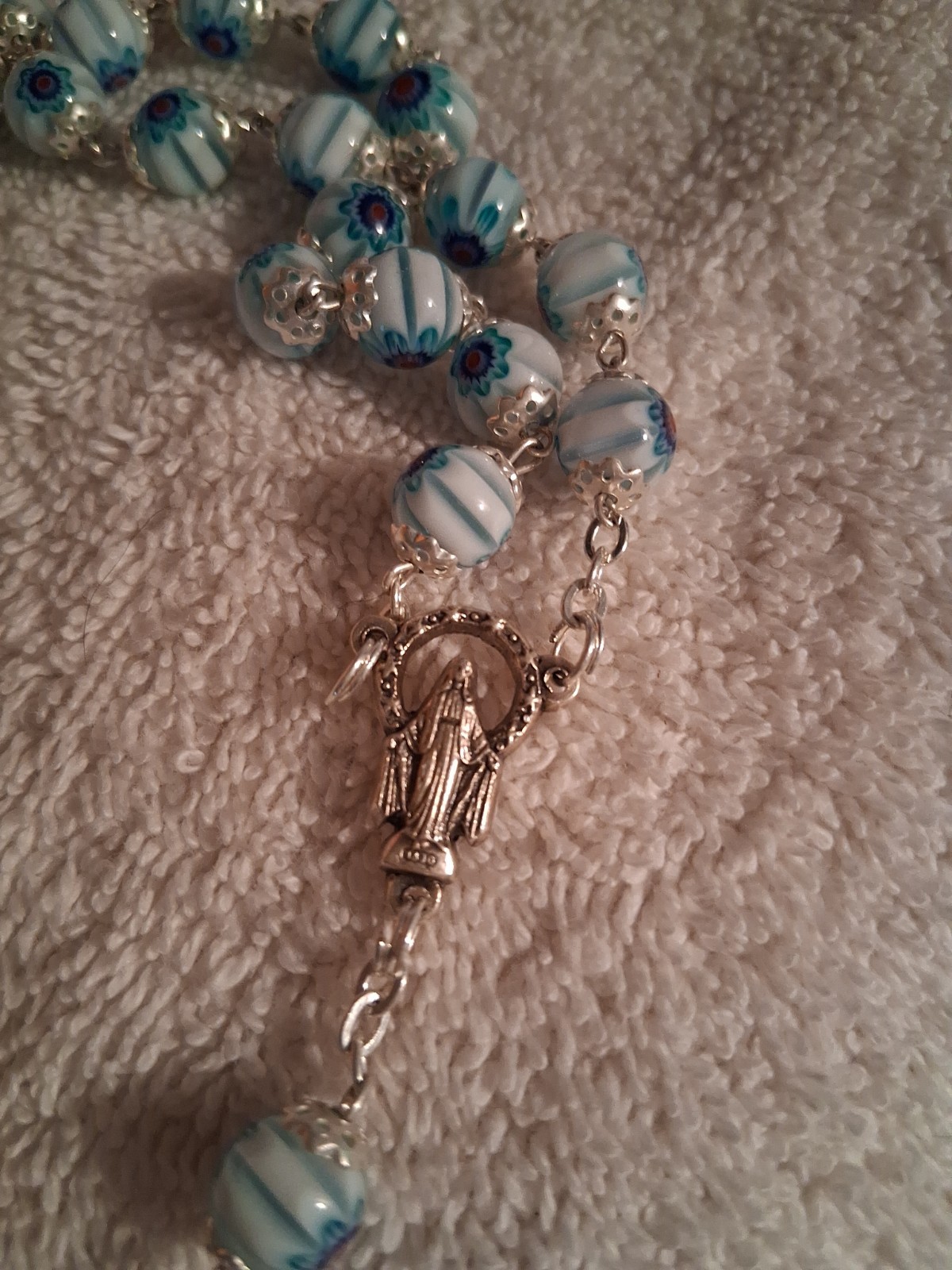 Savelli Venetian Glass Rosary