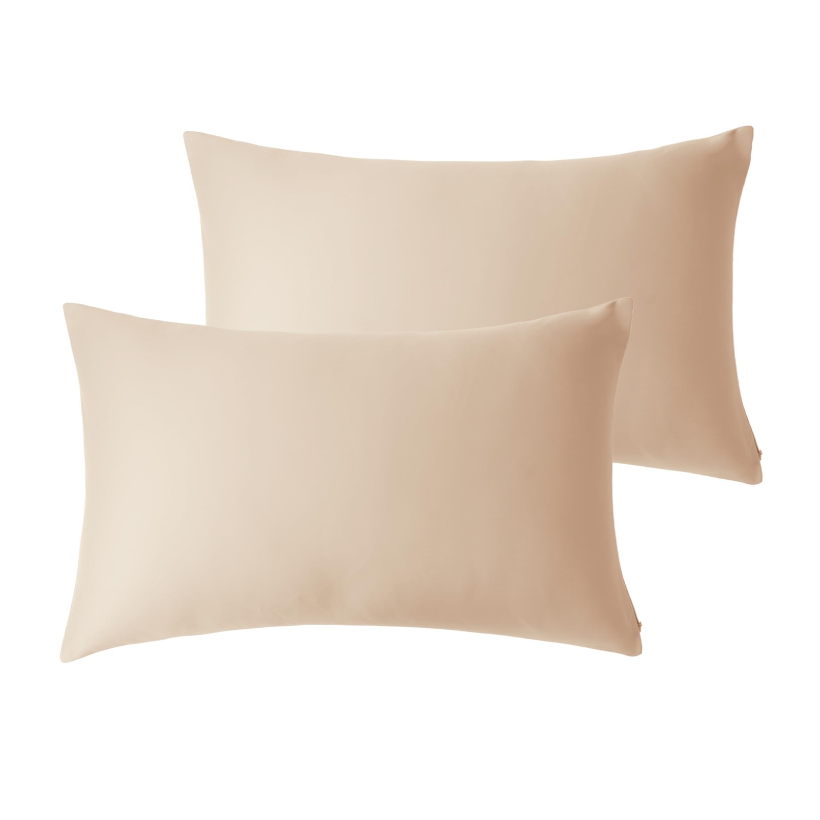 100% Cotton Classic Pillow Protectors with Invisible Zipper, 600 Thread Count…