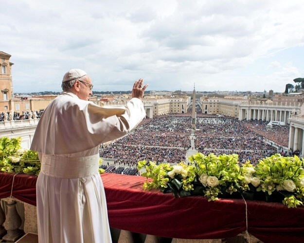 Roman Catholic POPE FRANCIS Glossy 8×10 Photo Print St. Peter Square Poster
